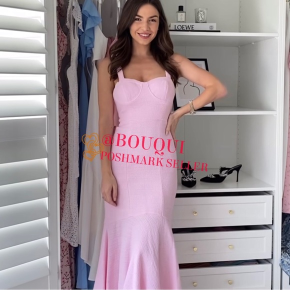 BLOGGERS FAV ZARA PINK TEXTURED WEAVE RUFFLED DRESS - Picture 6 of 7